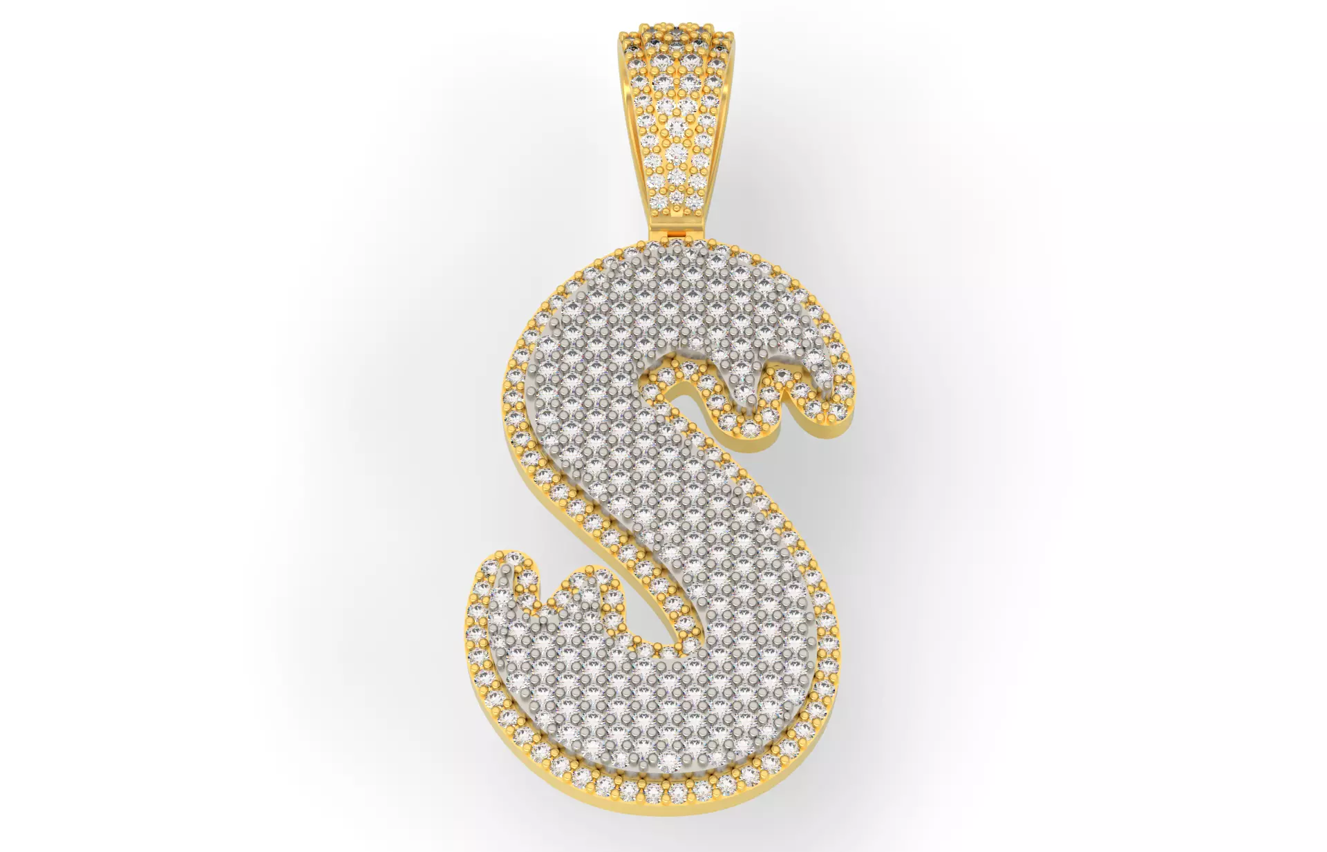 Drip Font S 3D print model