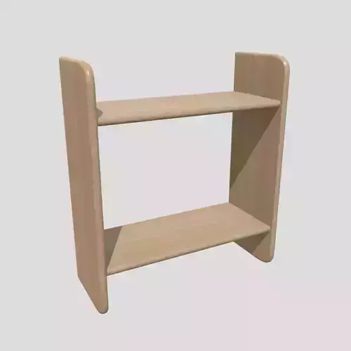 CC0 - Wall Shelf 4 Free low-poly 3D model