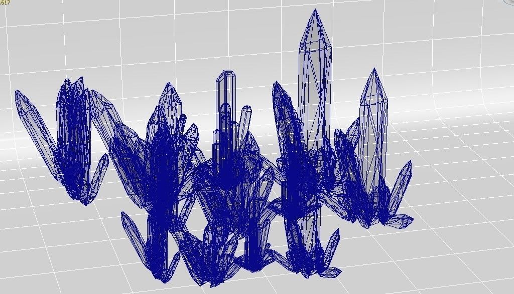 Crystal Model Kit Low-poly 3D model_7