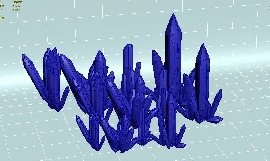 Crystal Model Kit Low-poly 3D model_9