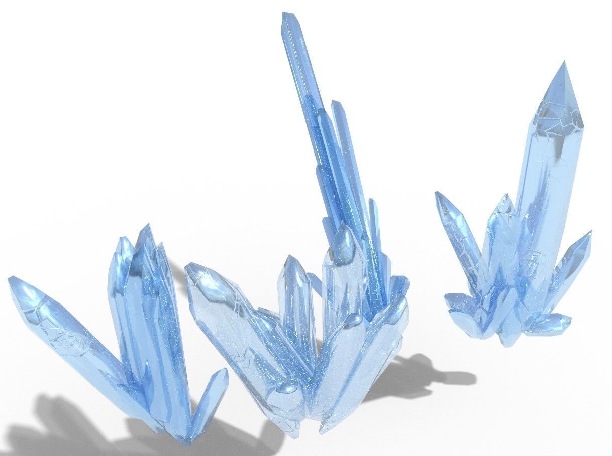 Crystal Model Kit Low-poly 3D model_2