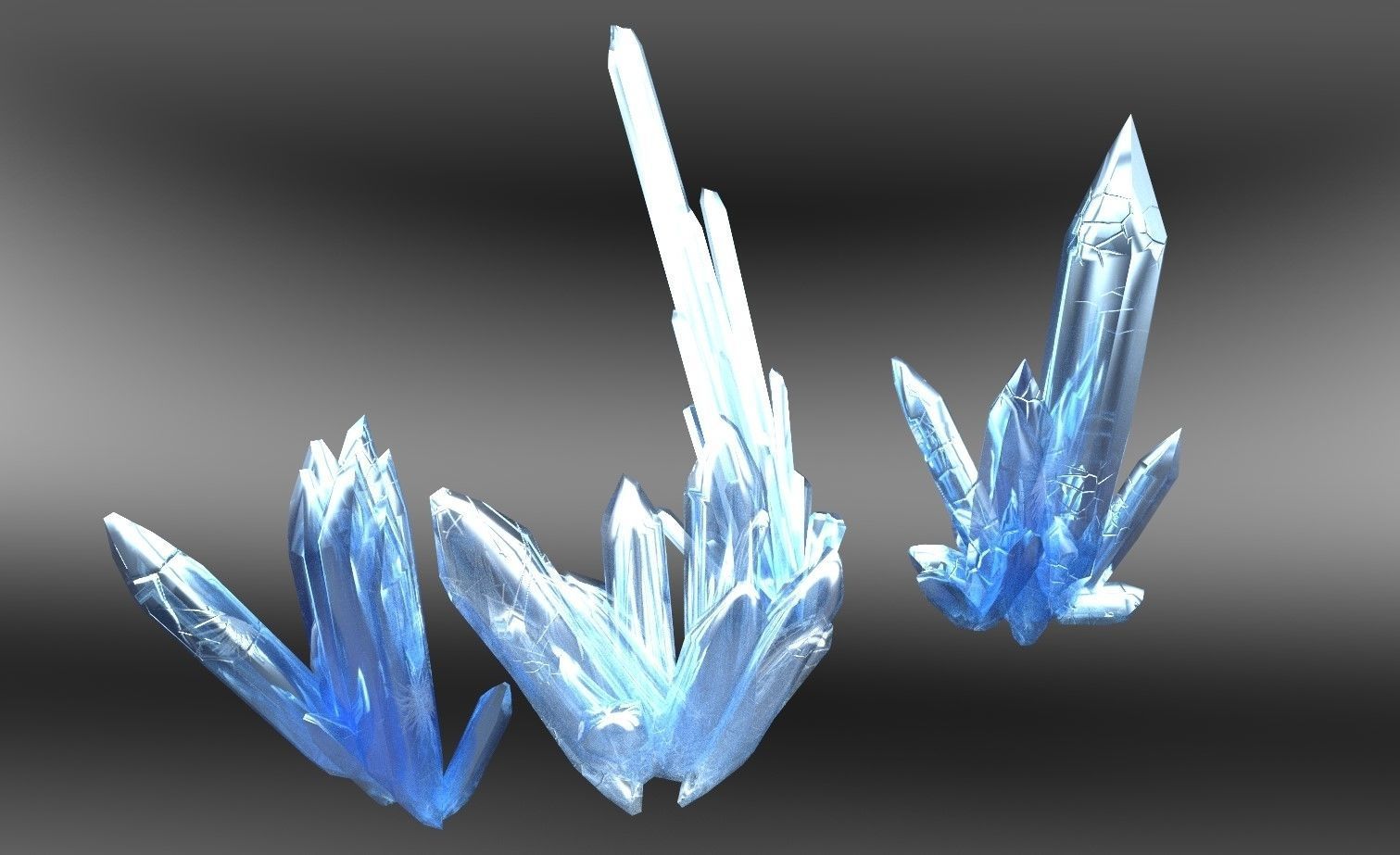 Crystal Model Kit Low-poly 3D model_13