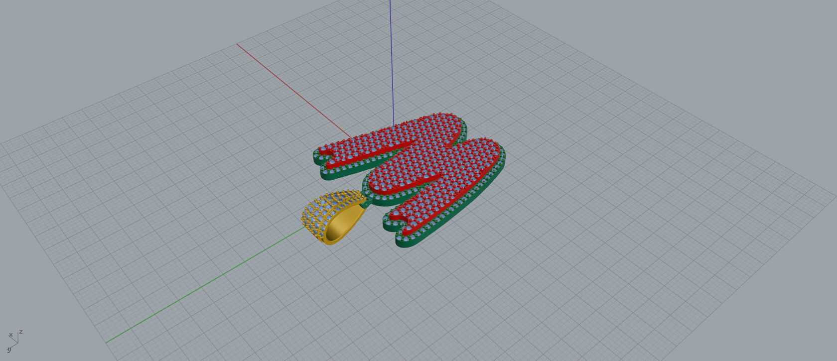 Drip Font W 3D print model_7