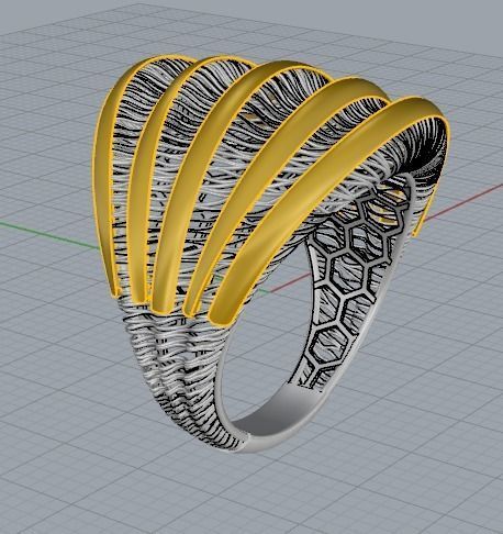 fusion ring 3dm and stl files are machine ready R01 3D print model_7