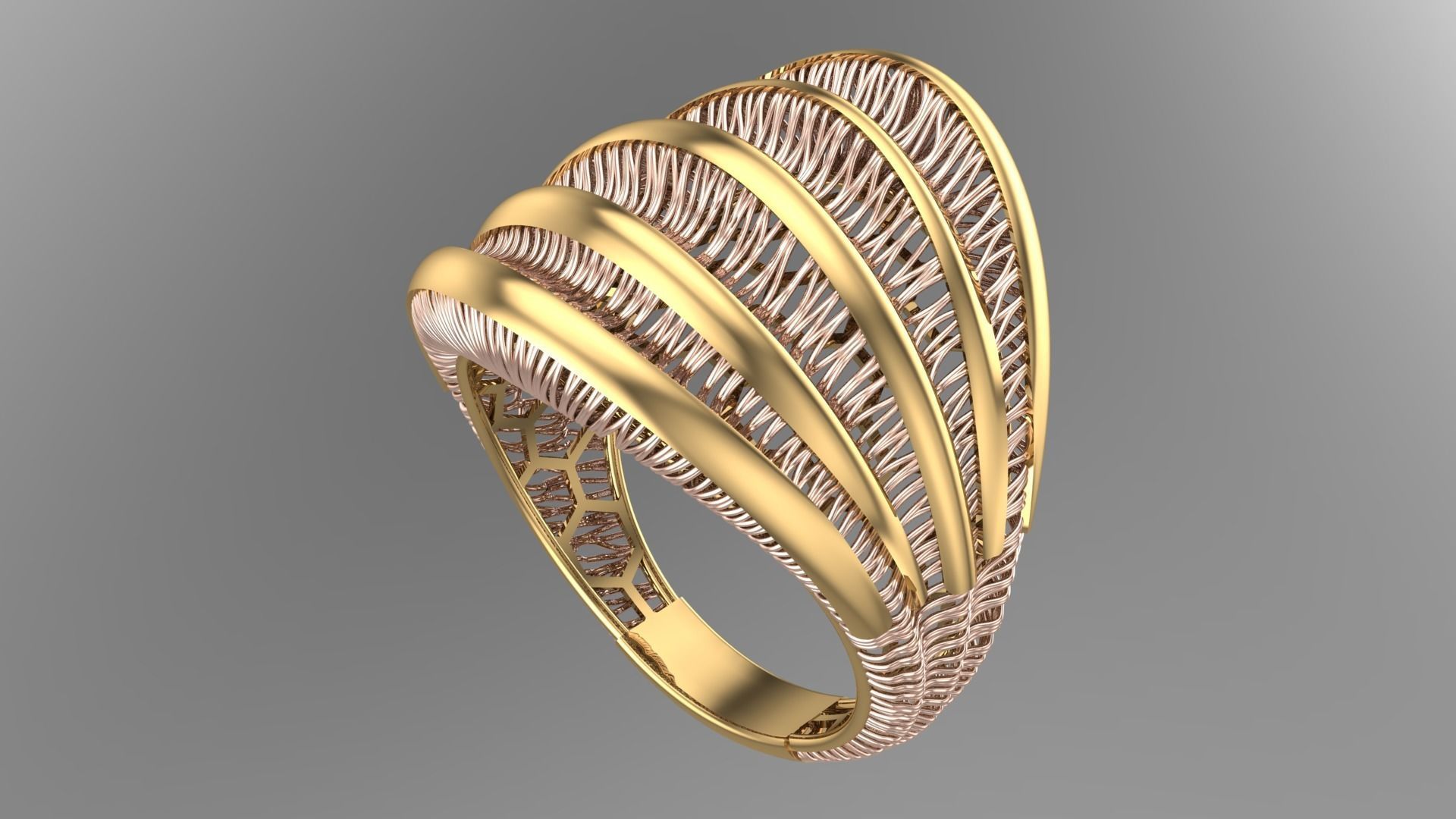 fusion ring 3dm and stl files are machine ready R01 3D print model_1