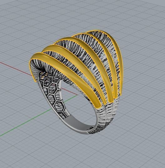 fusion ring 3dm and stl files are machine ready R01 3D print model_2