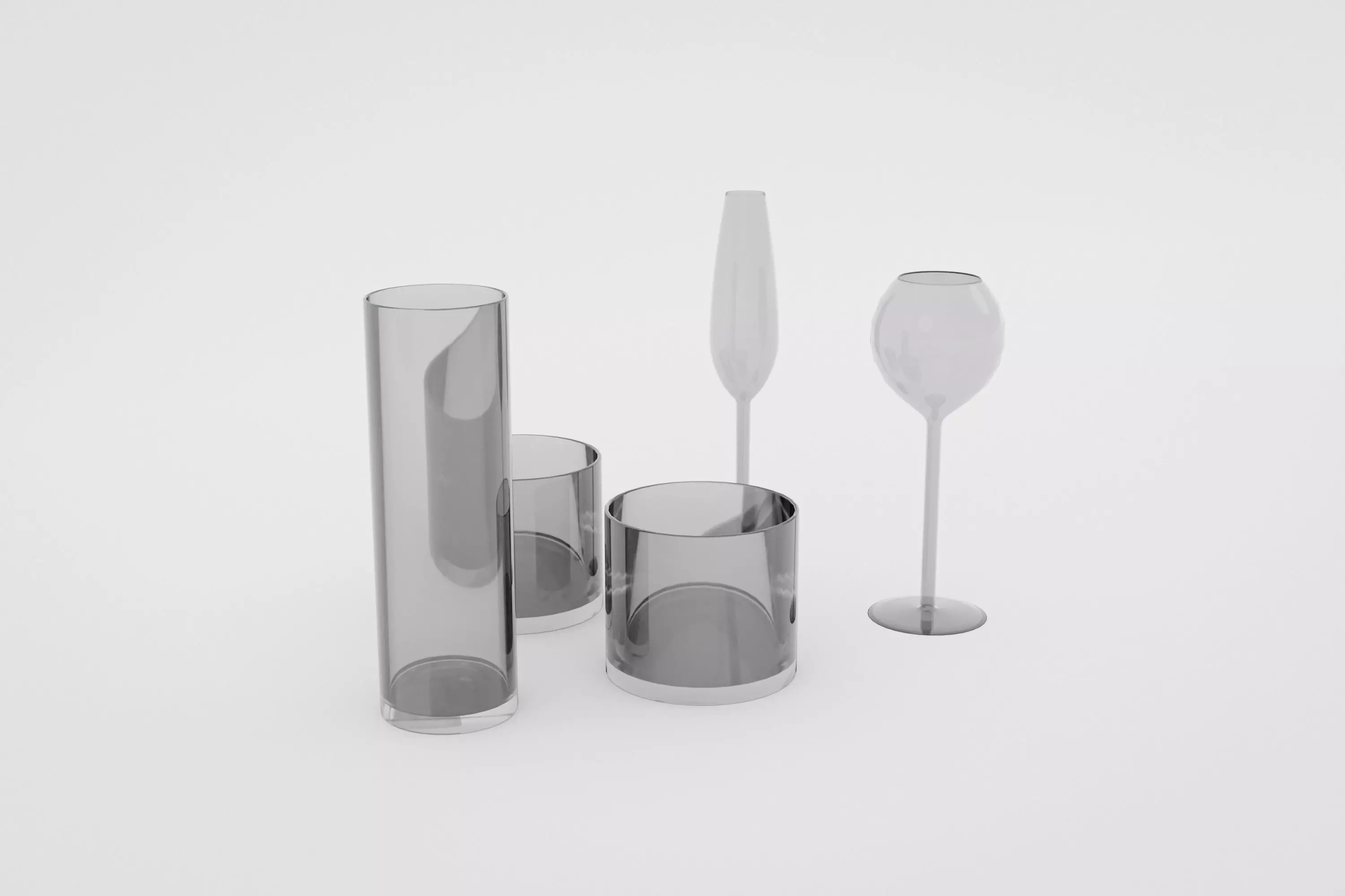 Free Tableware Free low-poly 3D model