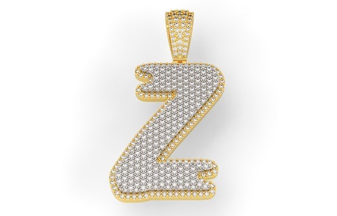 Drip Font  Z 3D print model