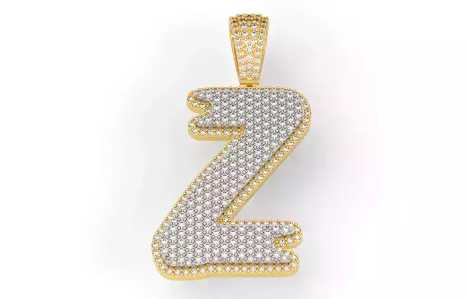 Drip Font  Z 3D print model
