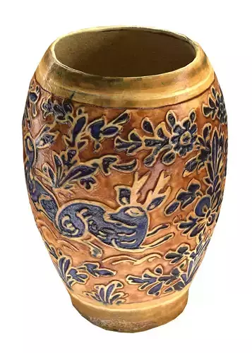 persian pottery vase n04
