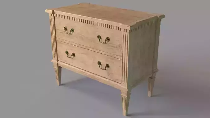 Petite Dresser Chest Beige