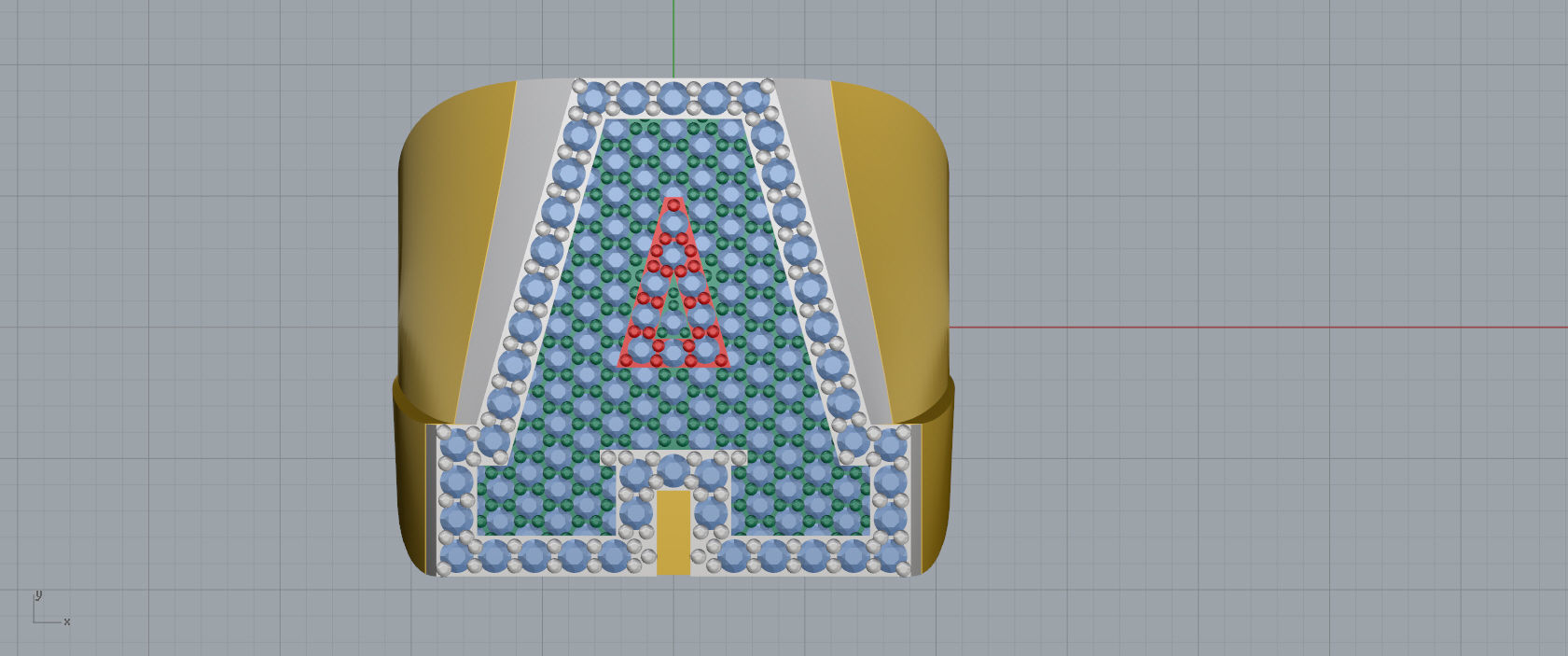 Ring Font A 3D print model_4