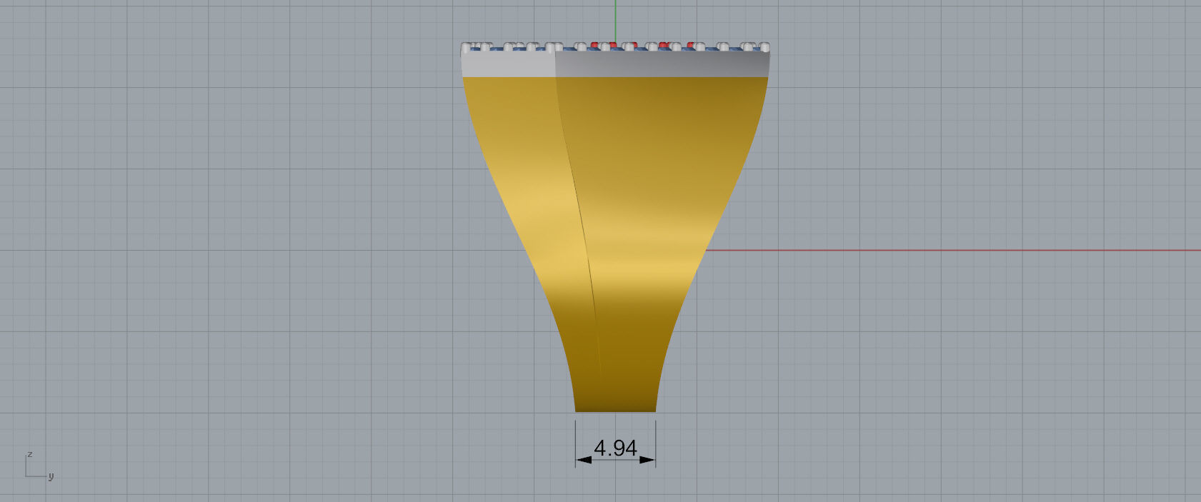Ring Font A 3D print model_6