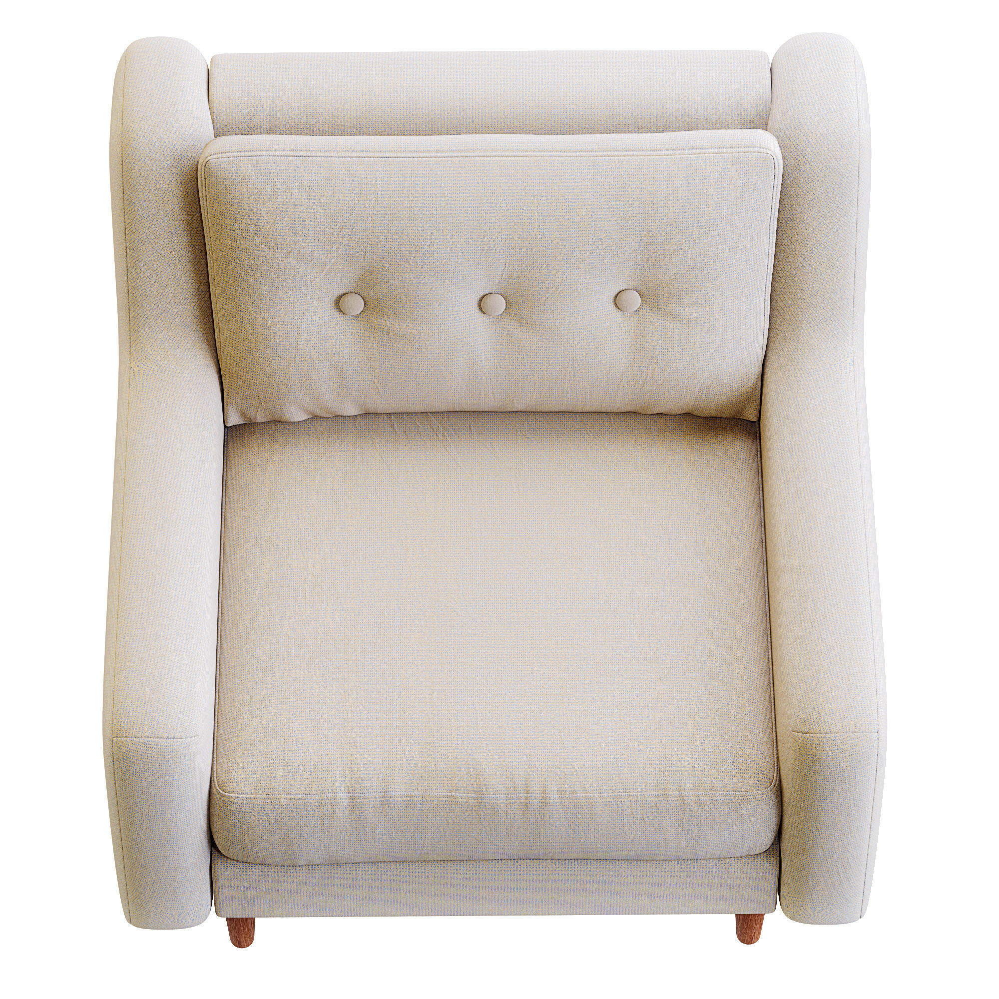 Armchair Crosby By West Elm 3D model_5