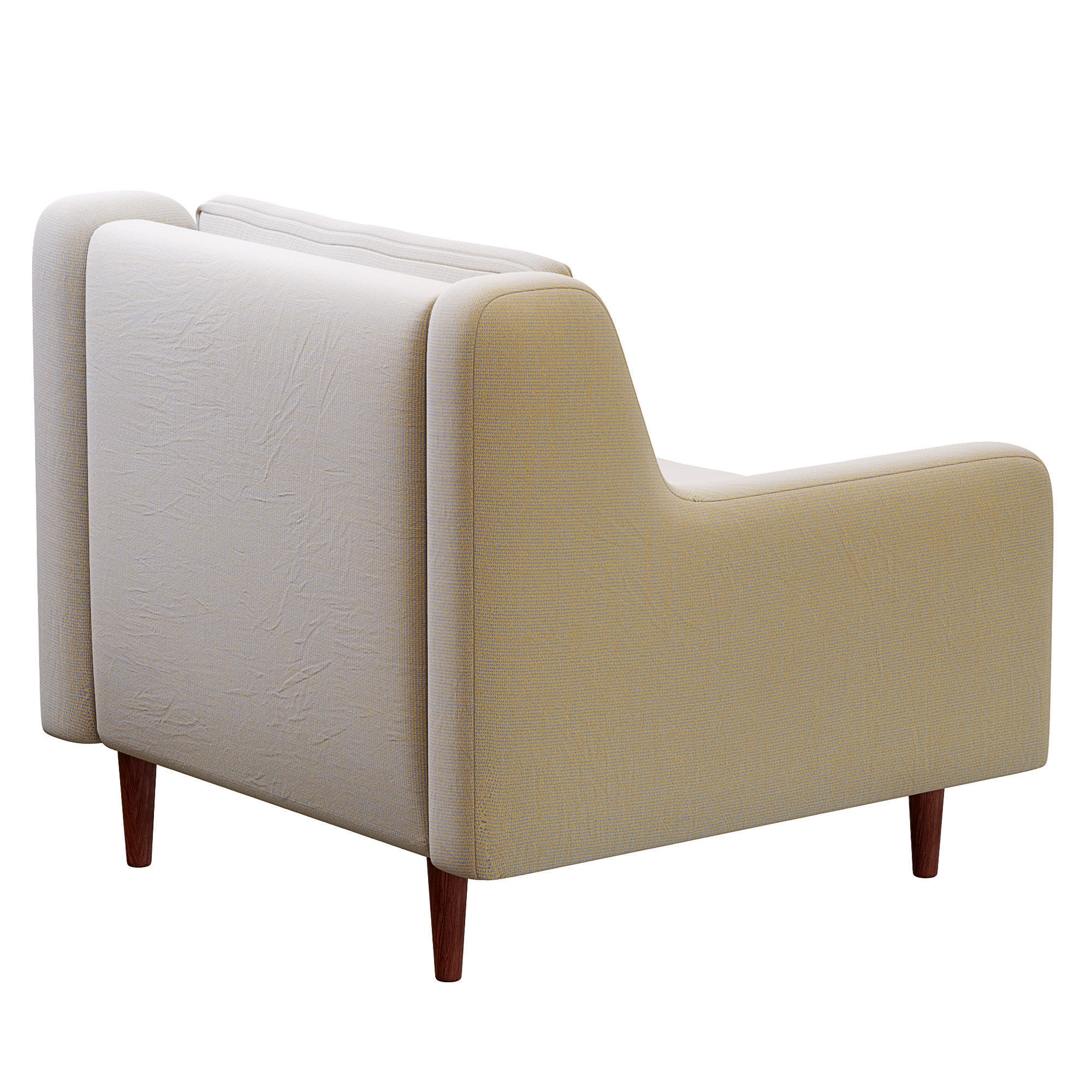 Armchair Crosby By West Elm 3D model_3