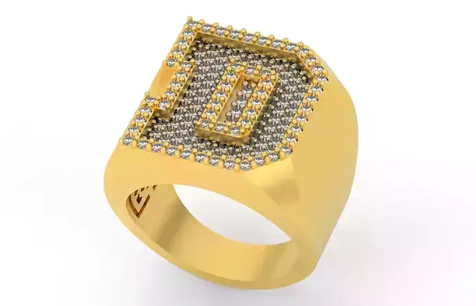 Ring Font  D 3D print model