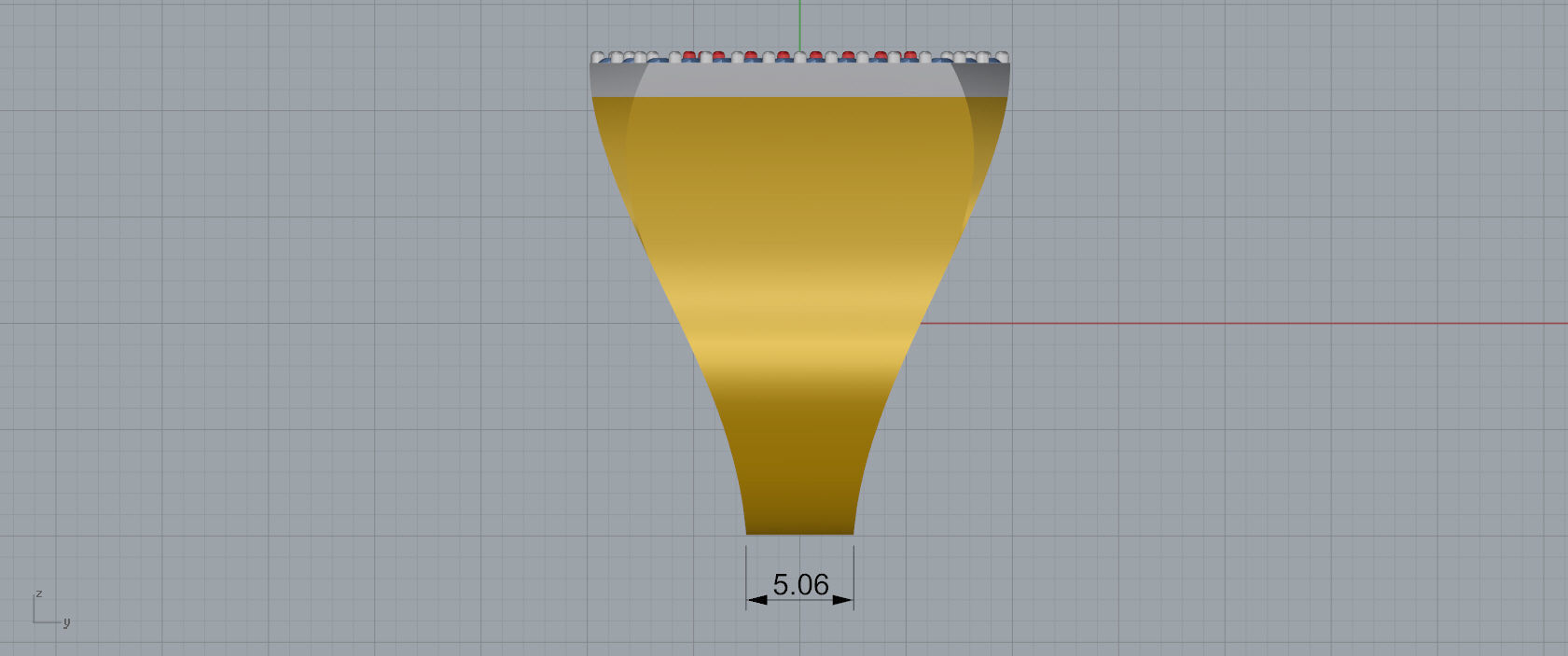 Ring Font  O 3D print model_7