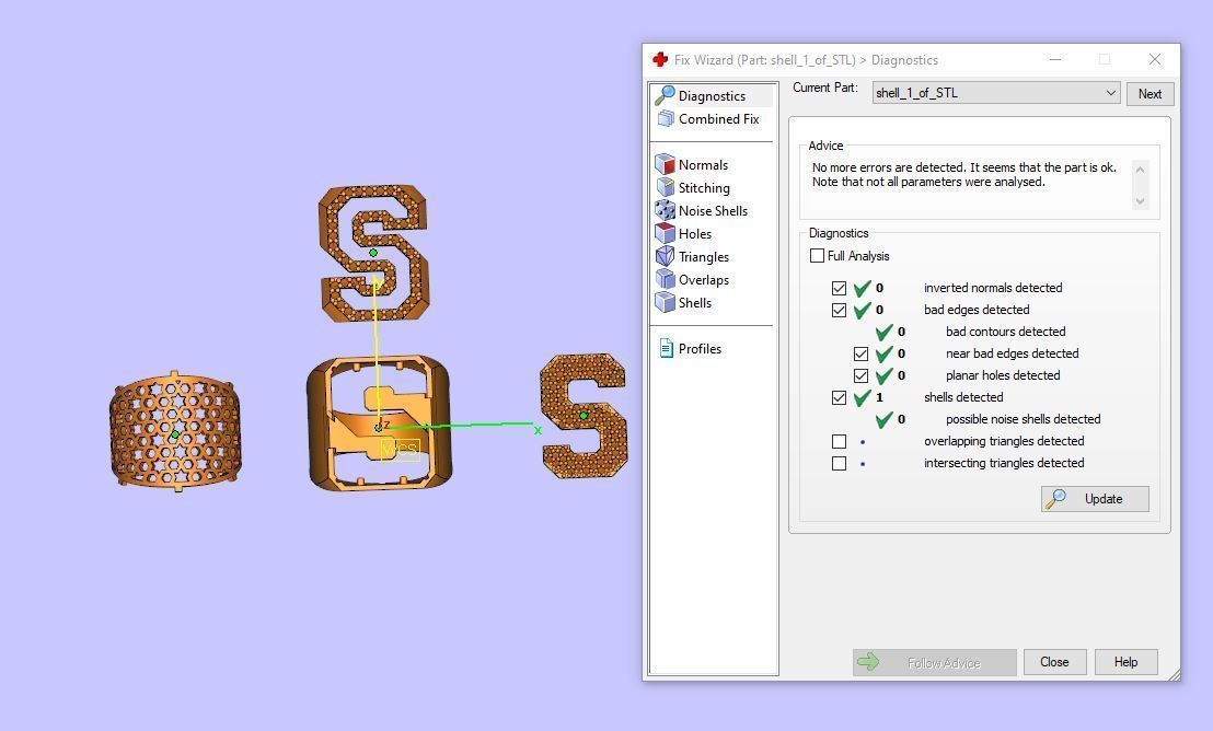Ring Font S 3D print model_3