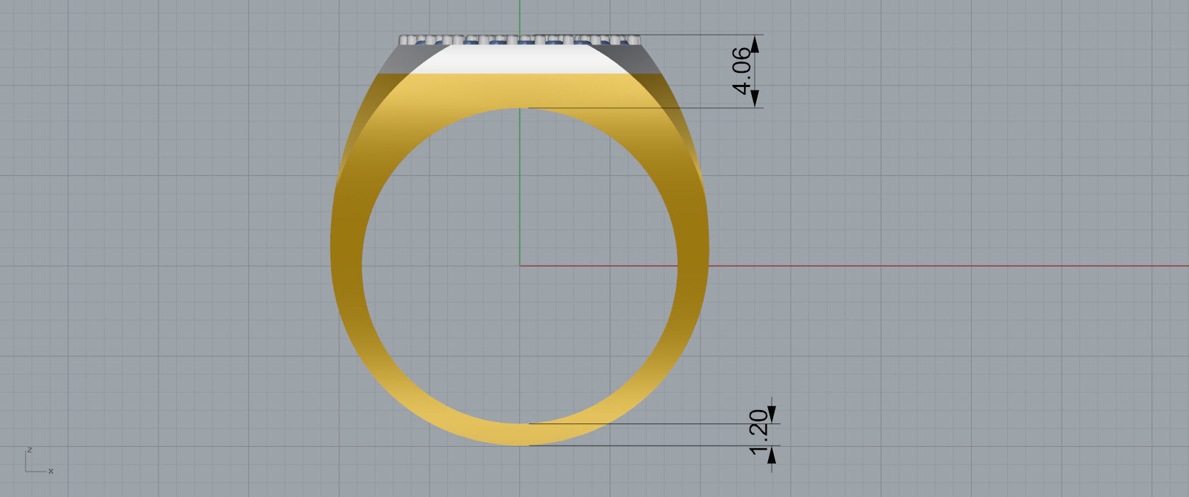 Ring Font S 3D print model_6