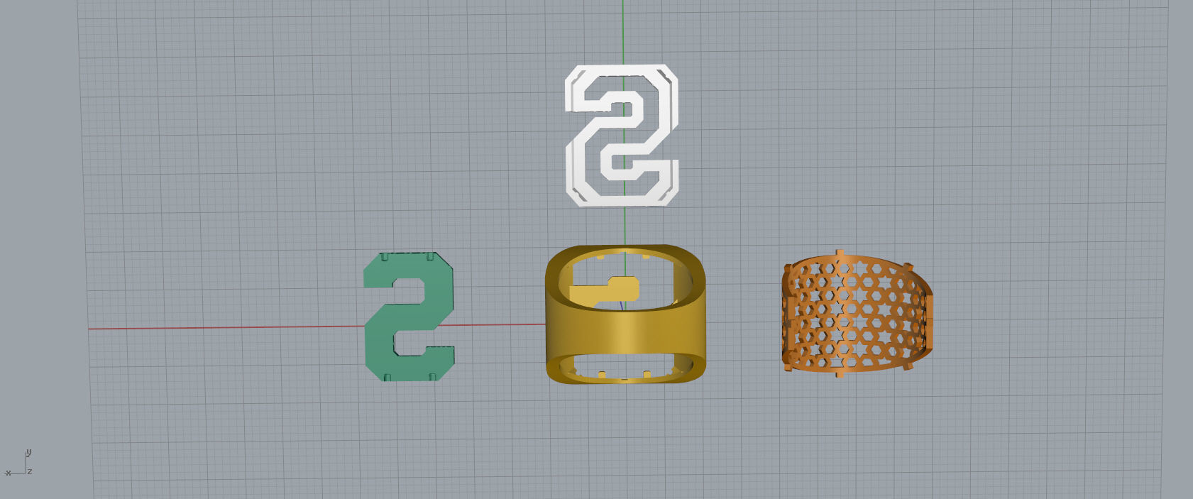 Ring Font S 3D print model_12