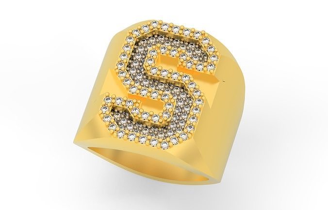 Ring Font S 3D print model