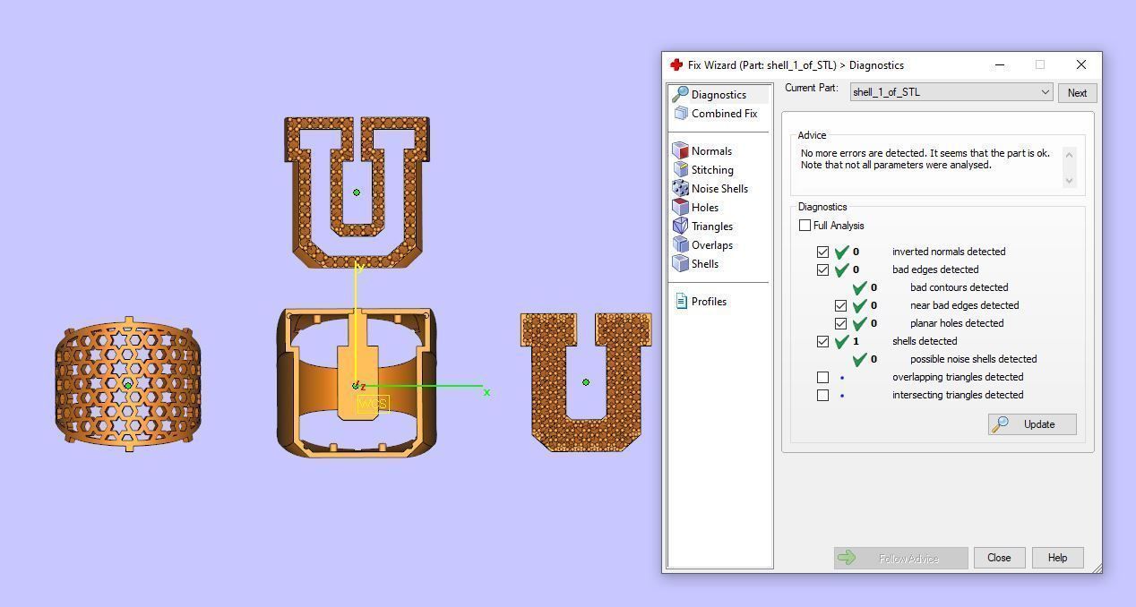 Ring Font U 3D print model_2