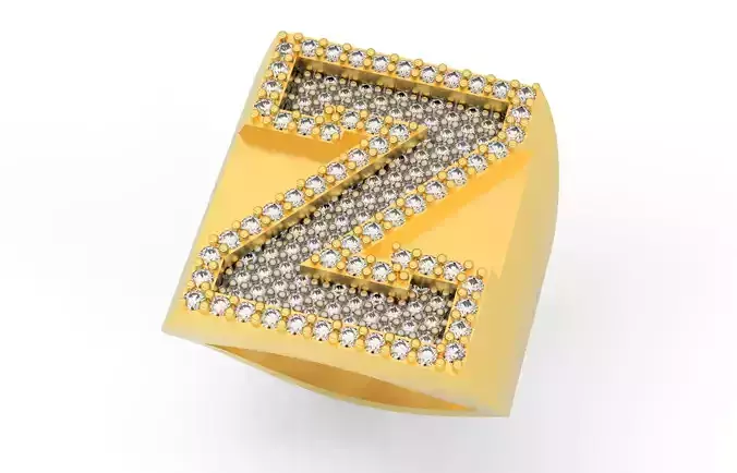 Ring Font  Z 3D print model