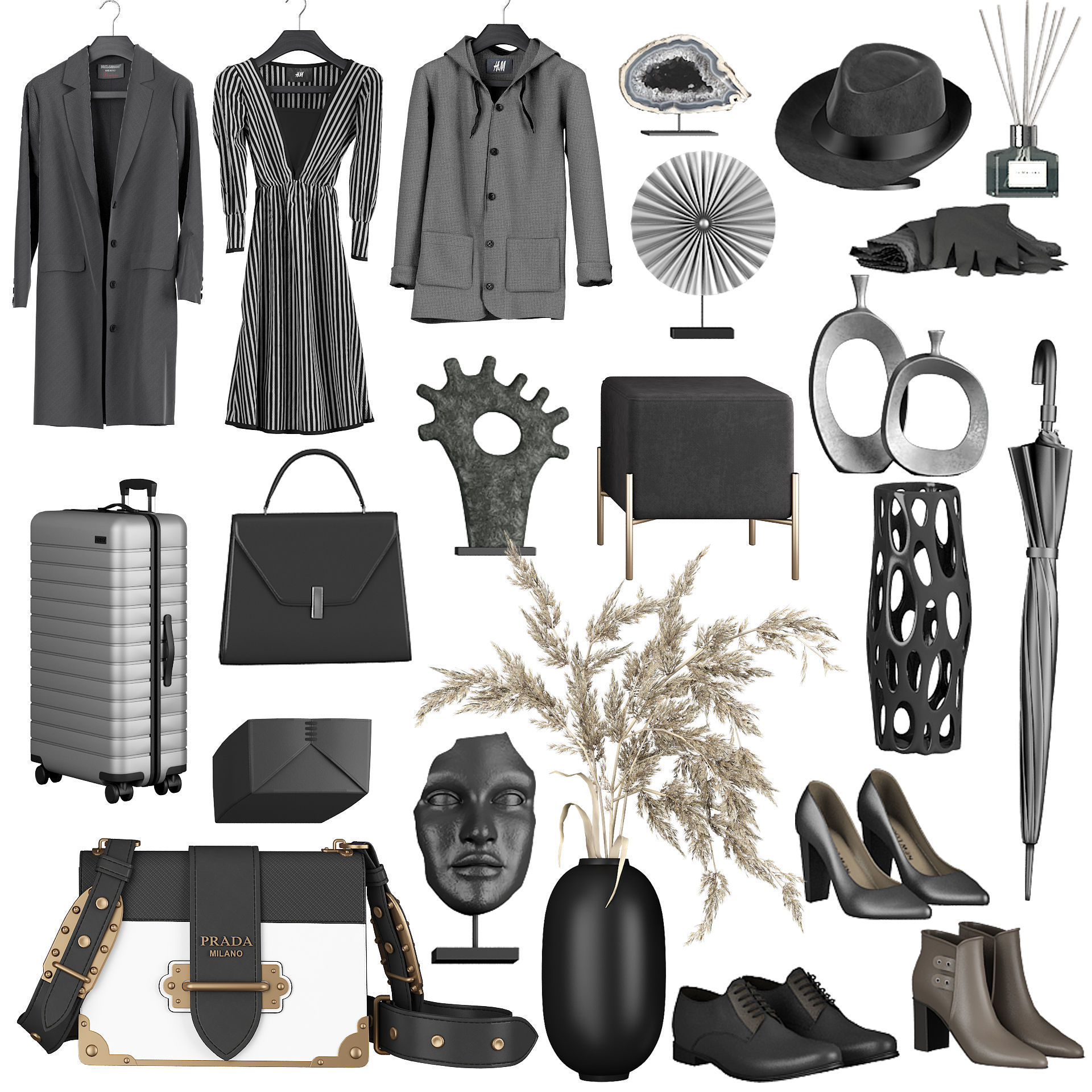 Entryway furniture 101 3D model_2