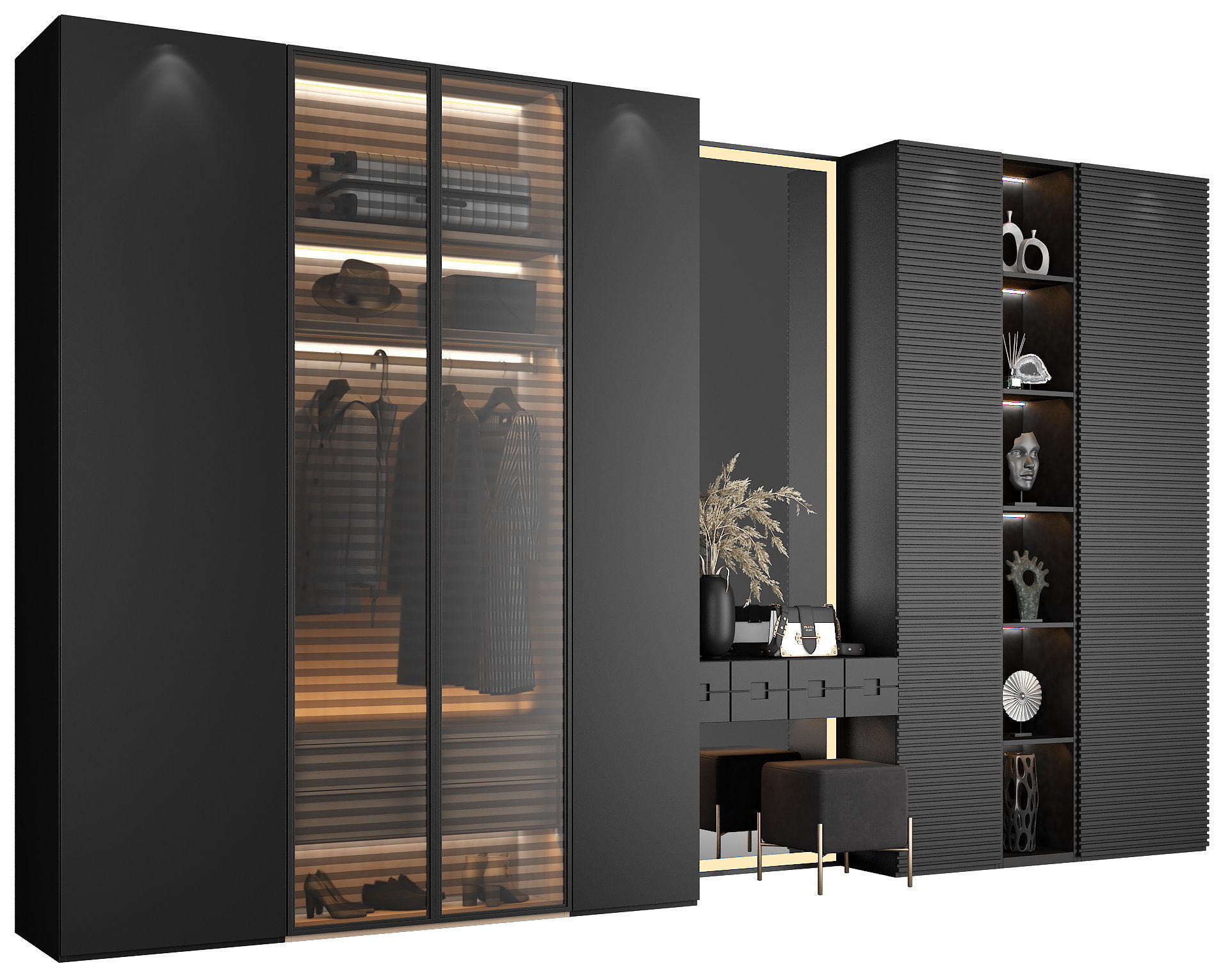 Entryway furniture 101 3D model_1