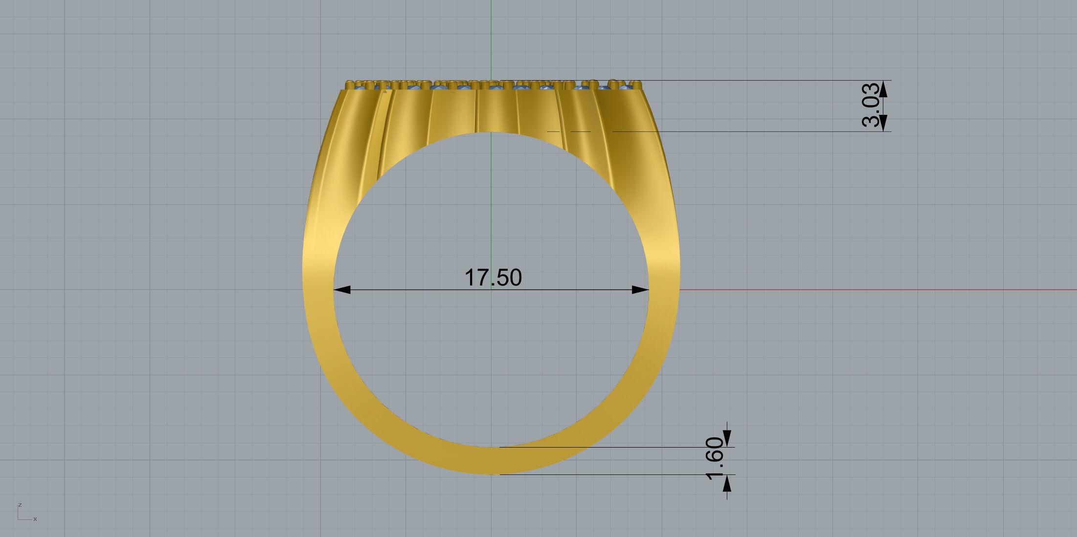 1993 Ring Size 17 5 3D print model_9