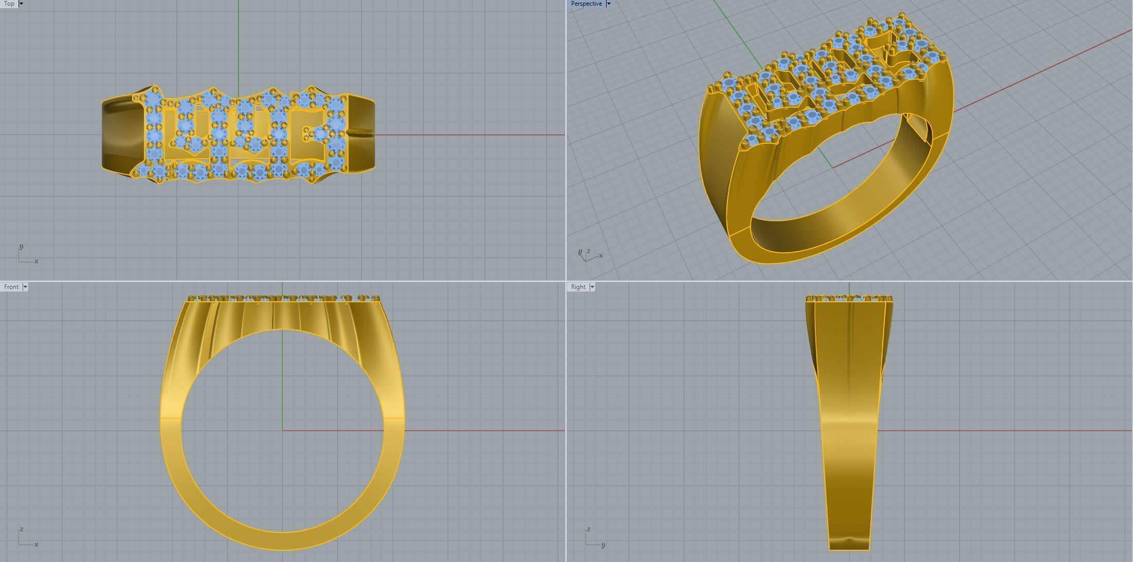 1993 Ring Size 17 5 3D print model_11