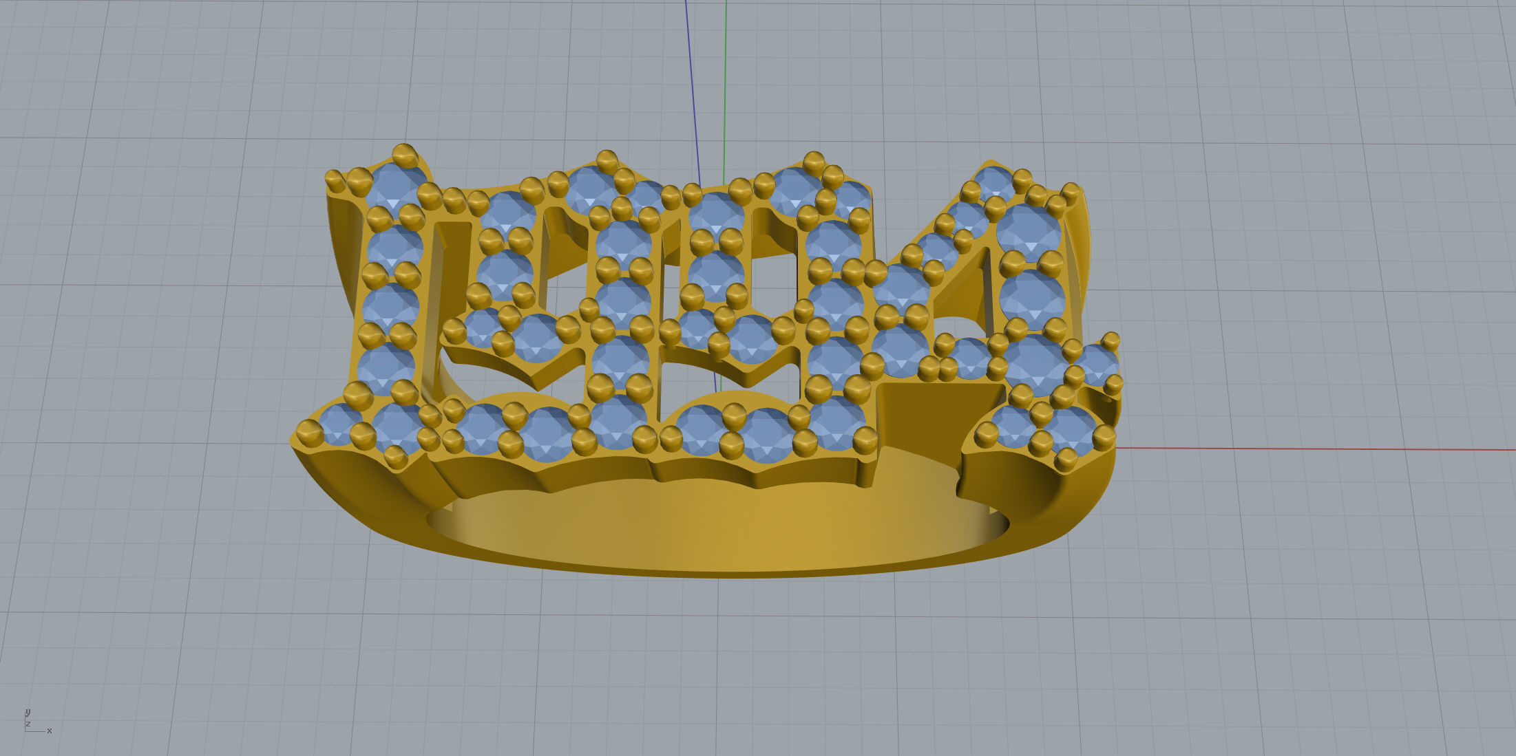 1994 Ring Size 17 5 3D print model_8
