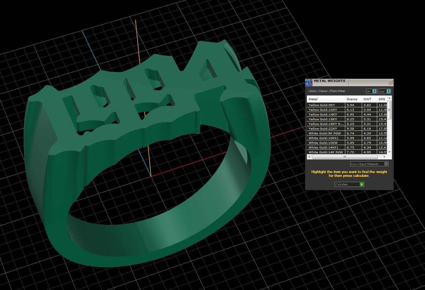 1994 Ring Size 17 5 3D print model_3