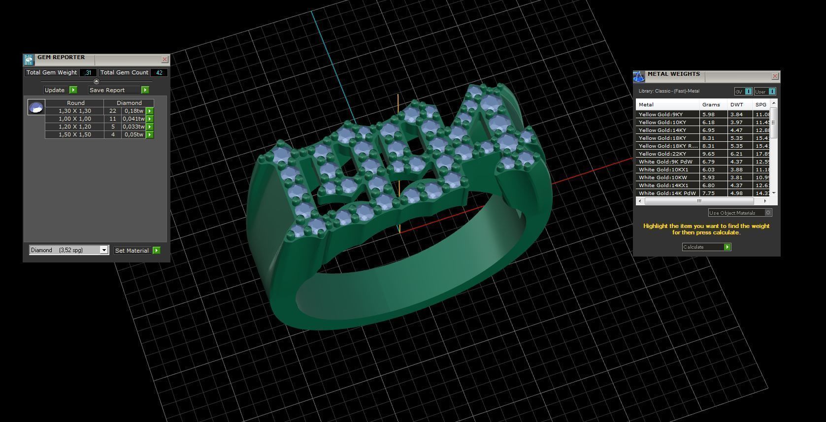 1994 Ring Size 17 5 3D print model_4
