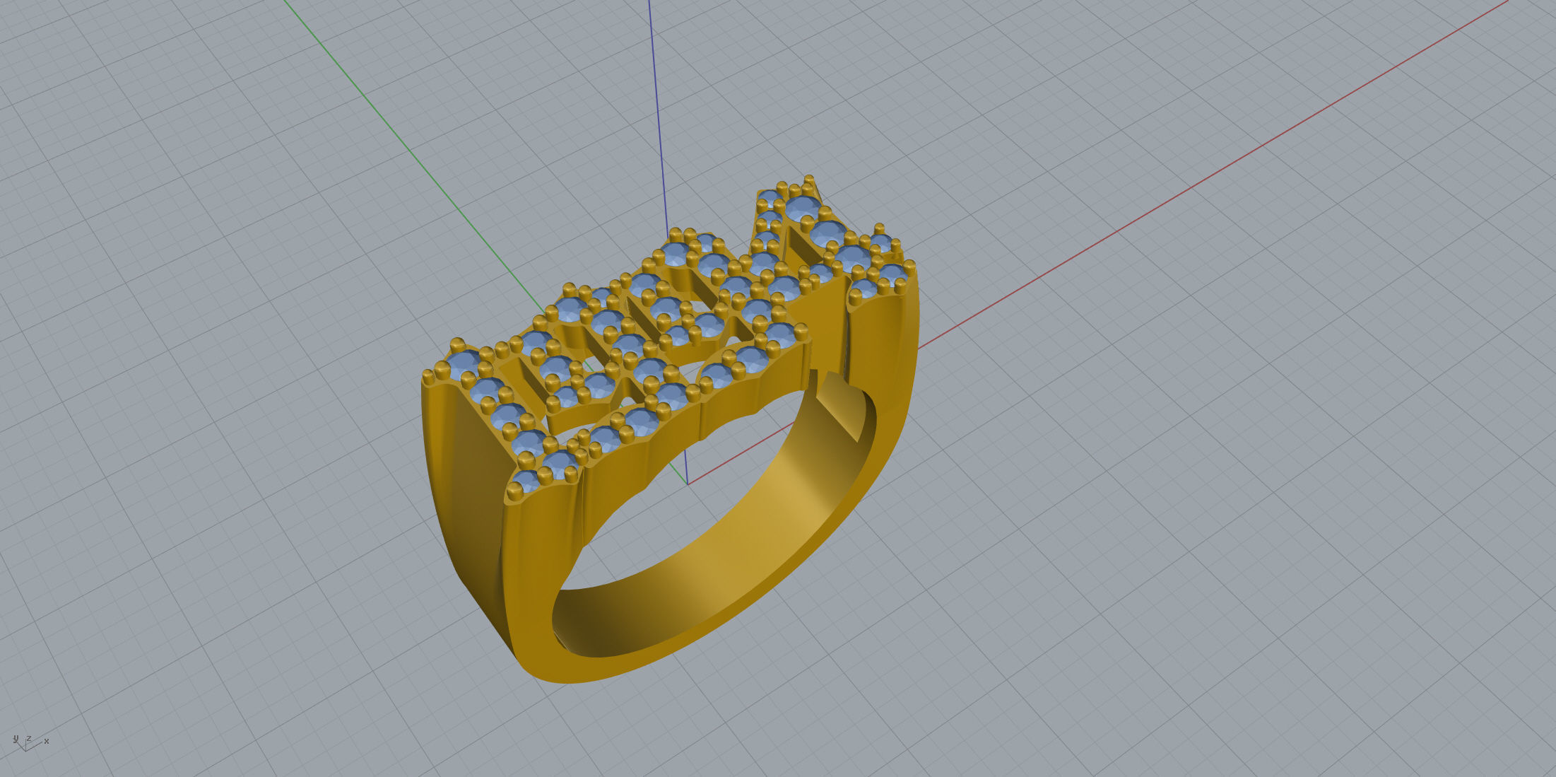 1994 Ring Size 17 5 3D print model_2