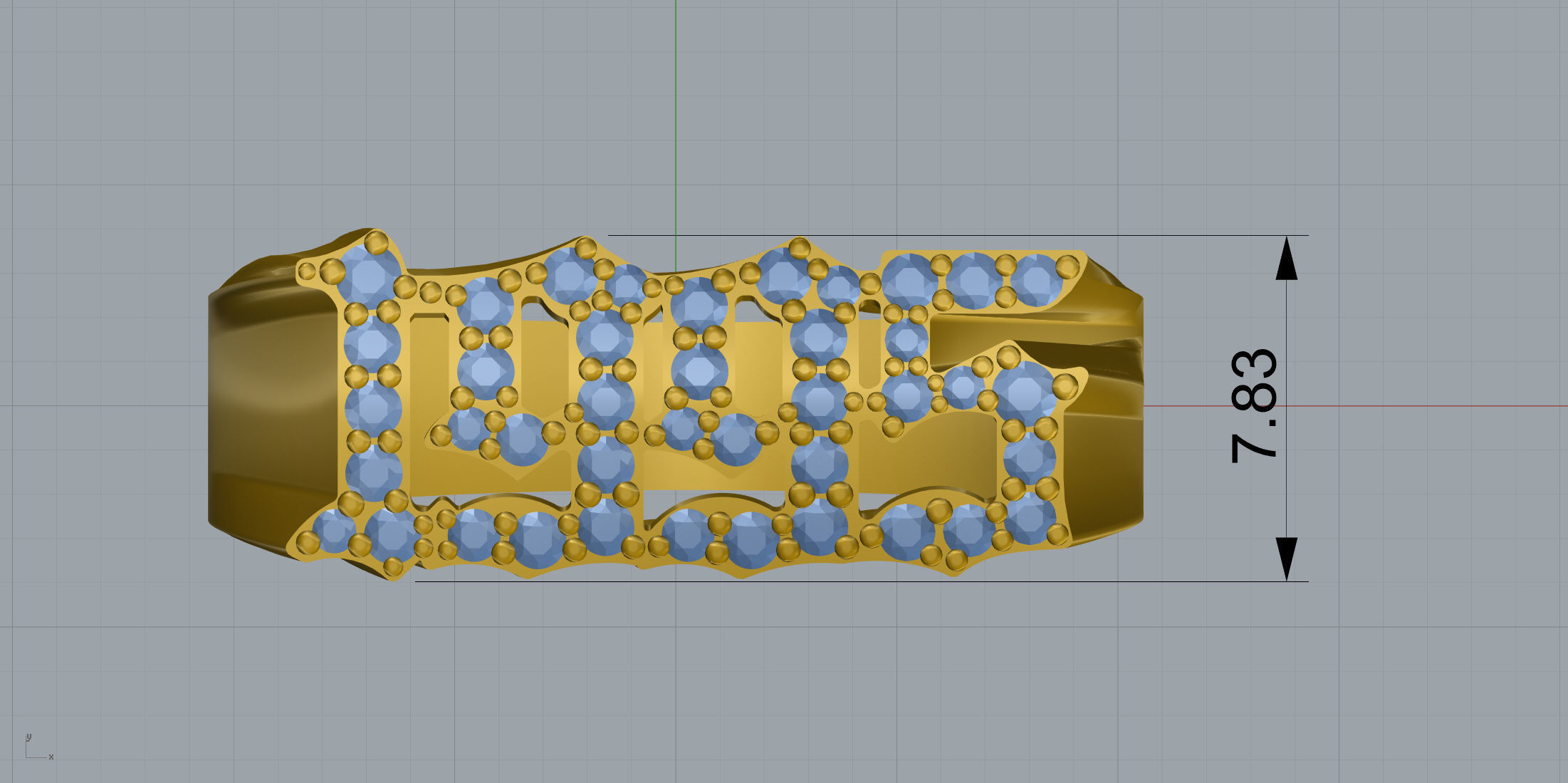 1995 Ring Size 17 5 3D print model_10