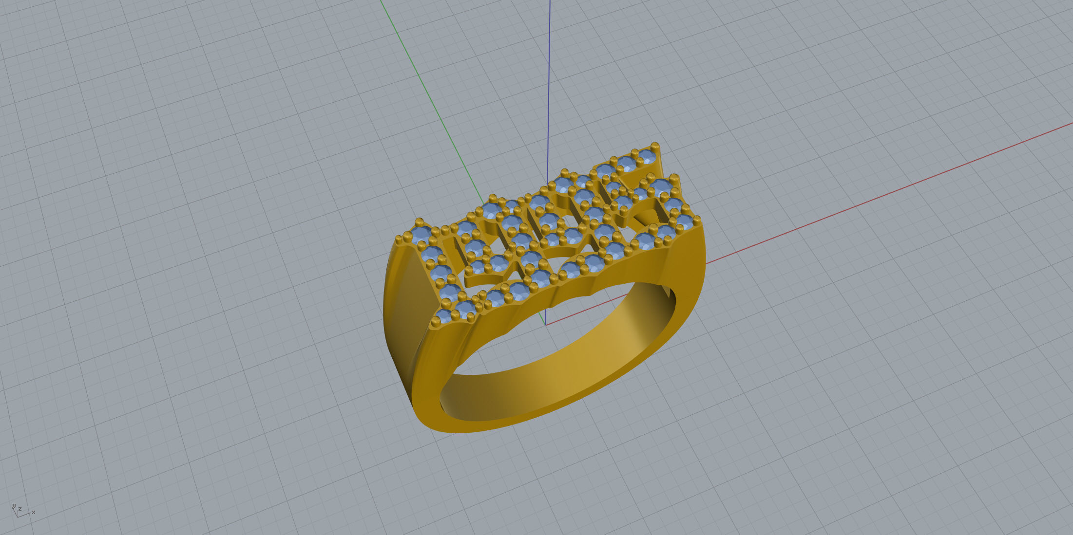 1995 Ring Size 17 5 3D print model_2