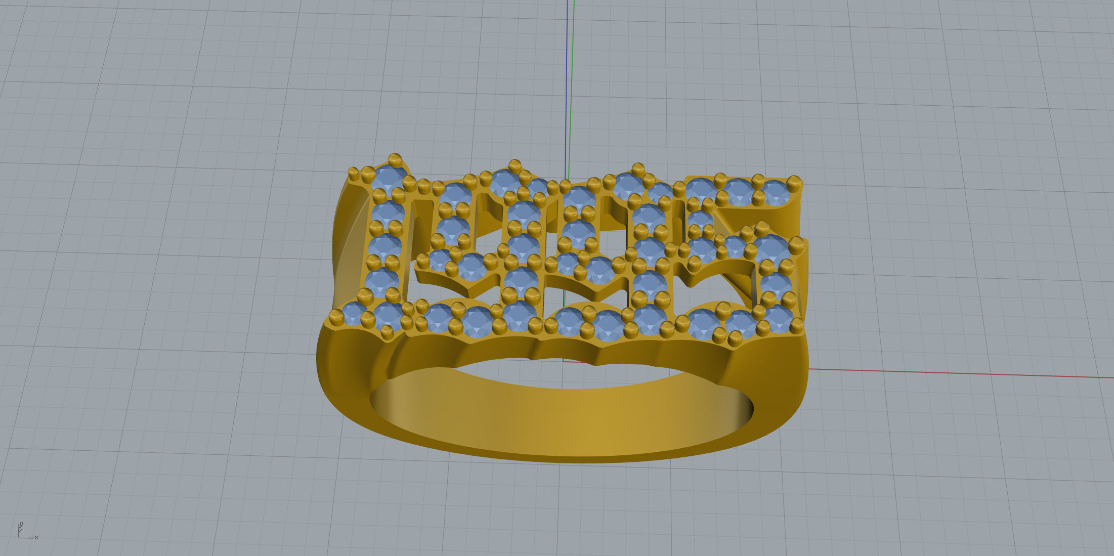 1995 Ring Size 17 5 3D print model_8