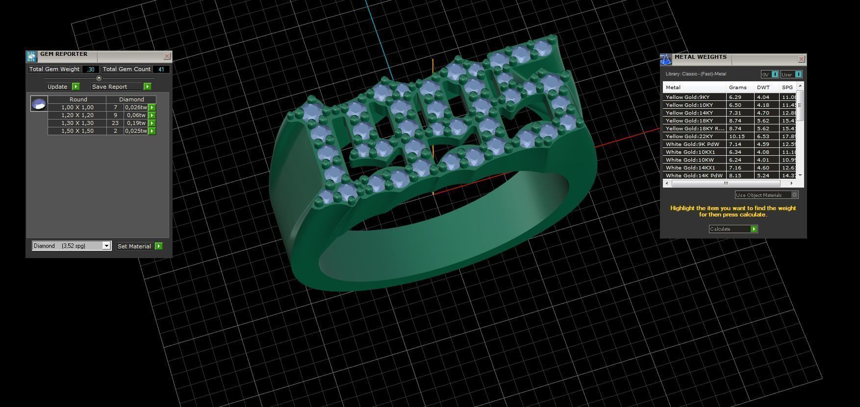 1995 Ring Size 17 5 3D print model_4