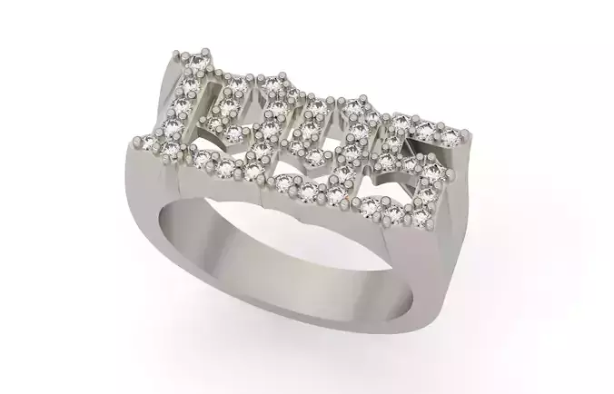 1995 Ring Size 17 5 3D print model