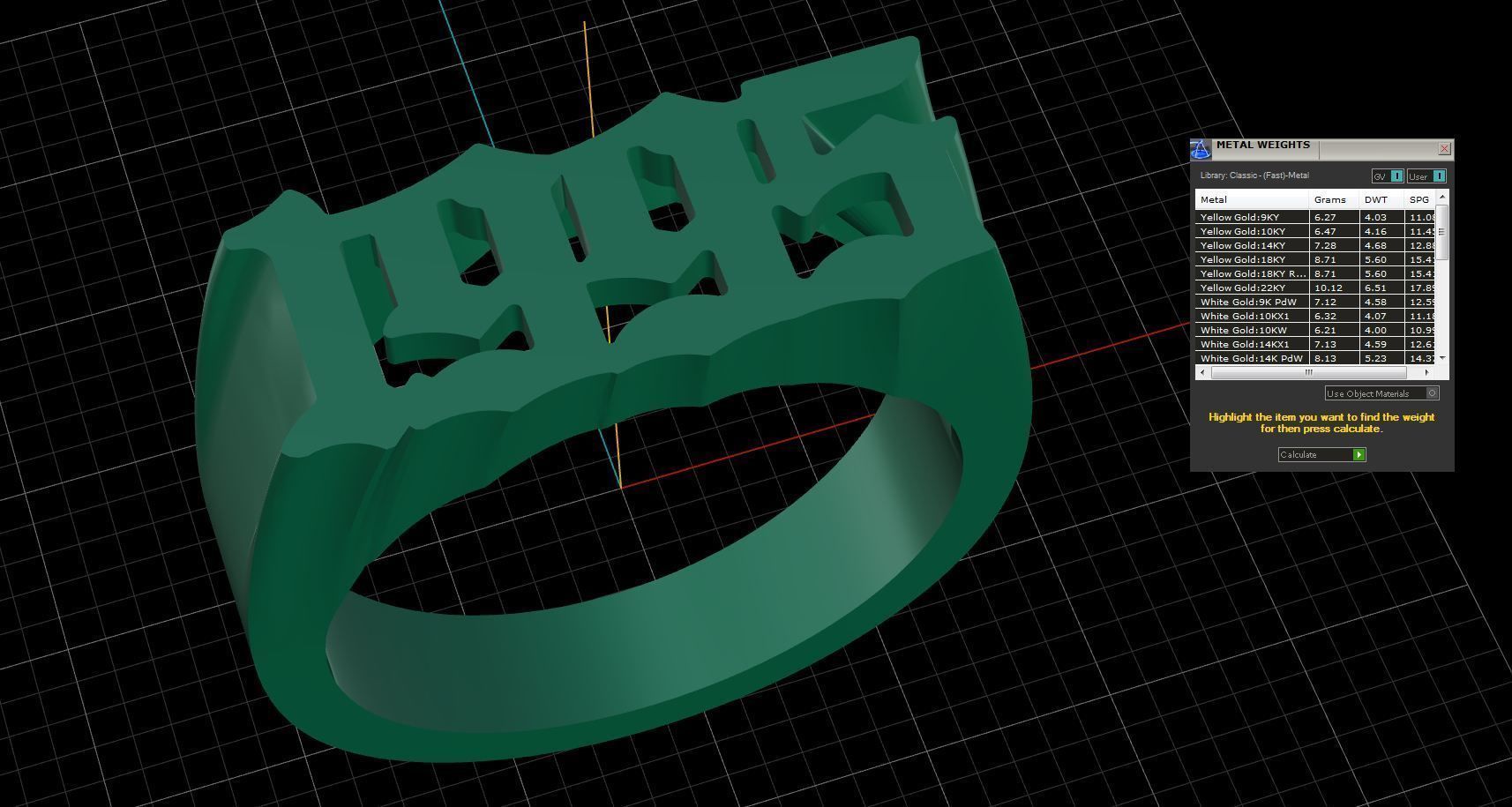1995 Ring Size 17 5 3D print model_3