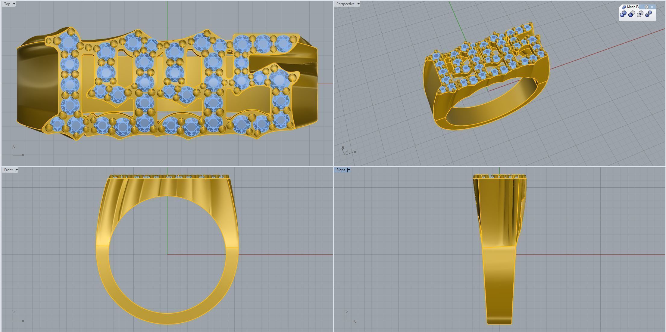 1995 Ring Size 17 5 3D print model_11