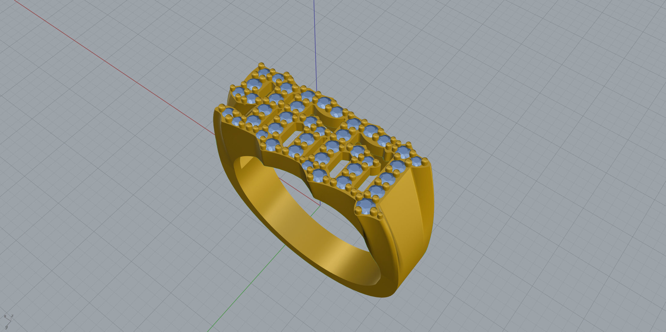 1996 Ring Size 17 5 3D print model_4