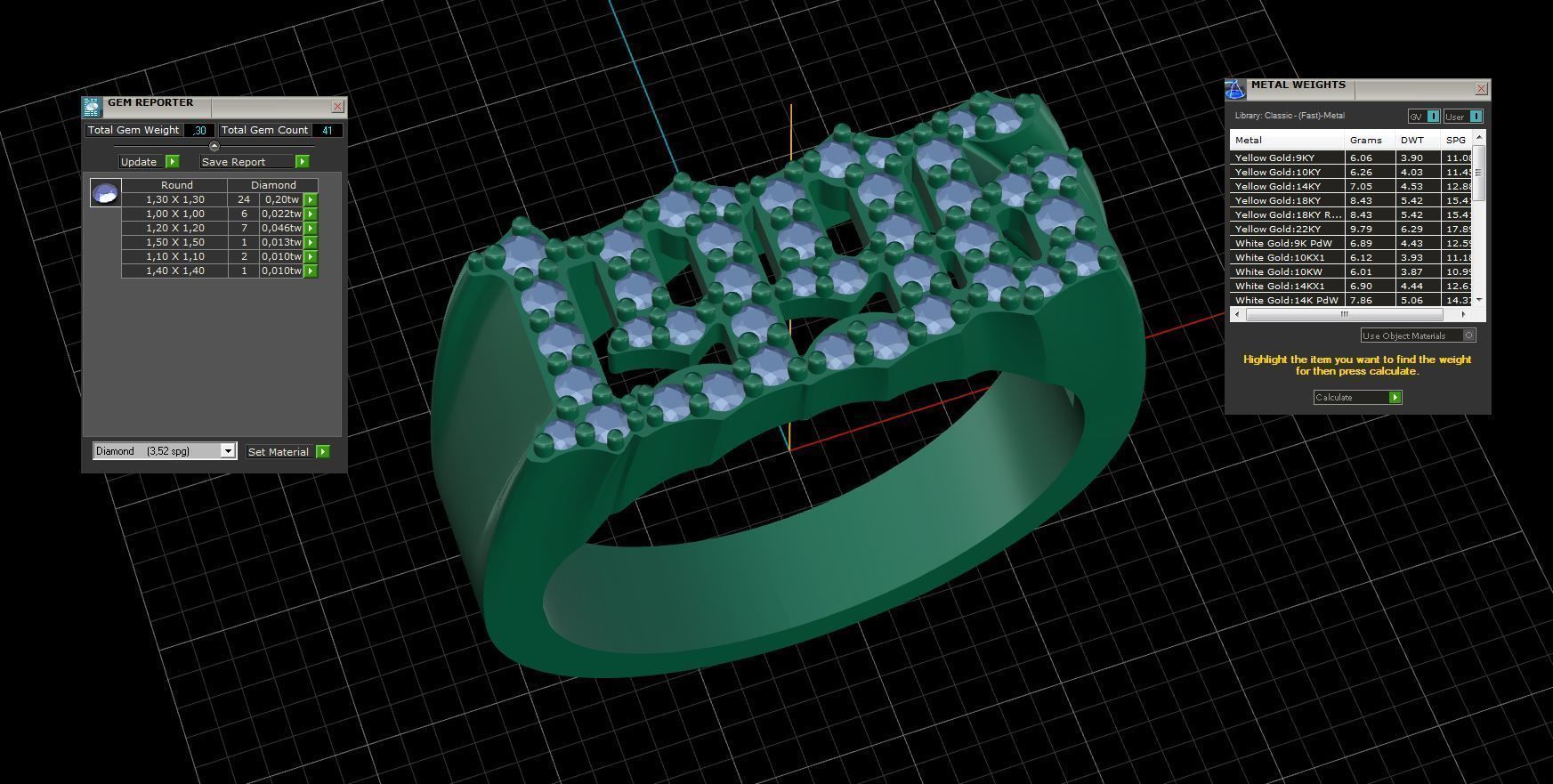 1996 Ring Size 17 5 3D print model_3