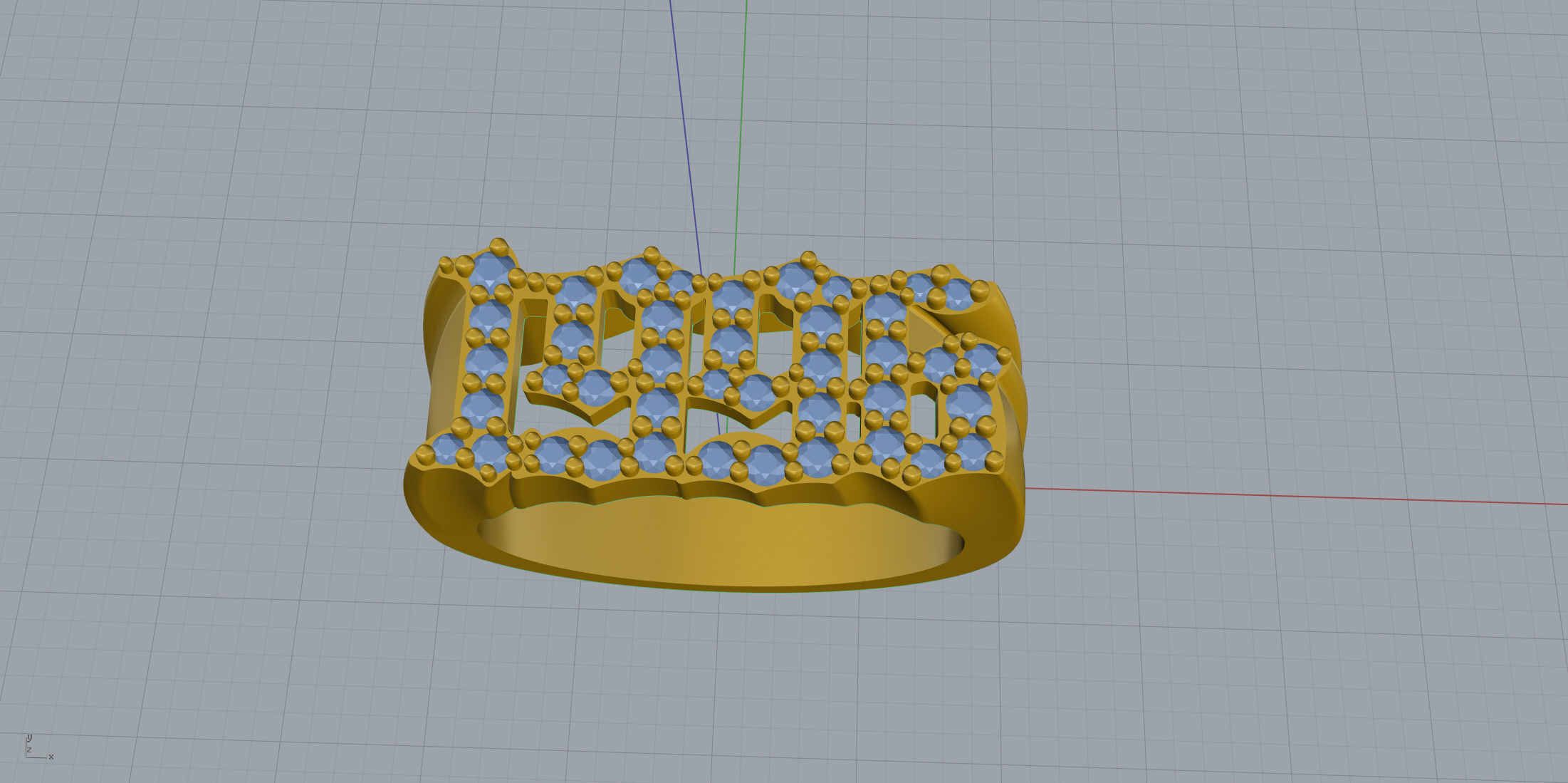1996 Ring Size 17 5 3D print model_8