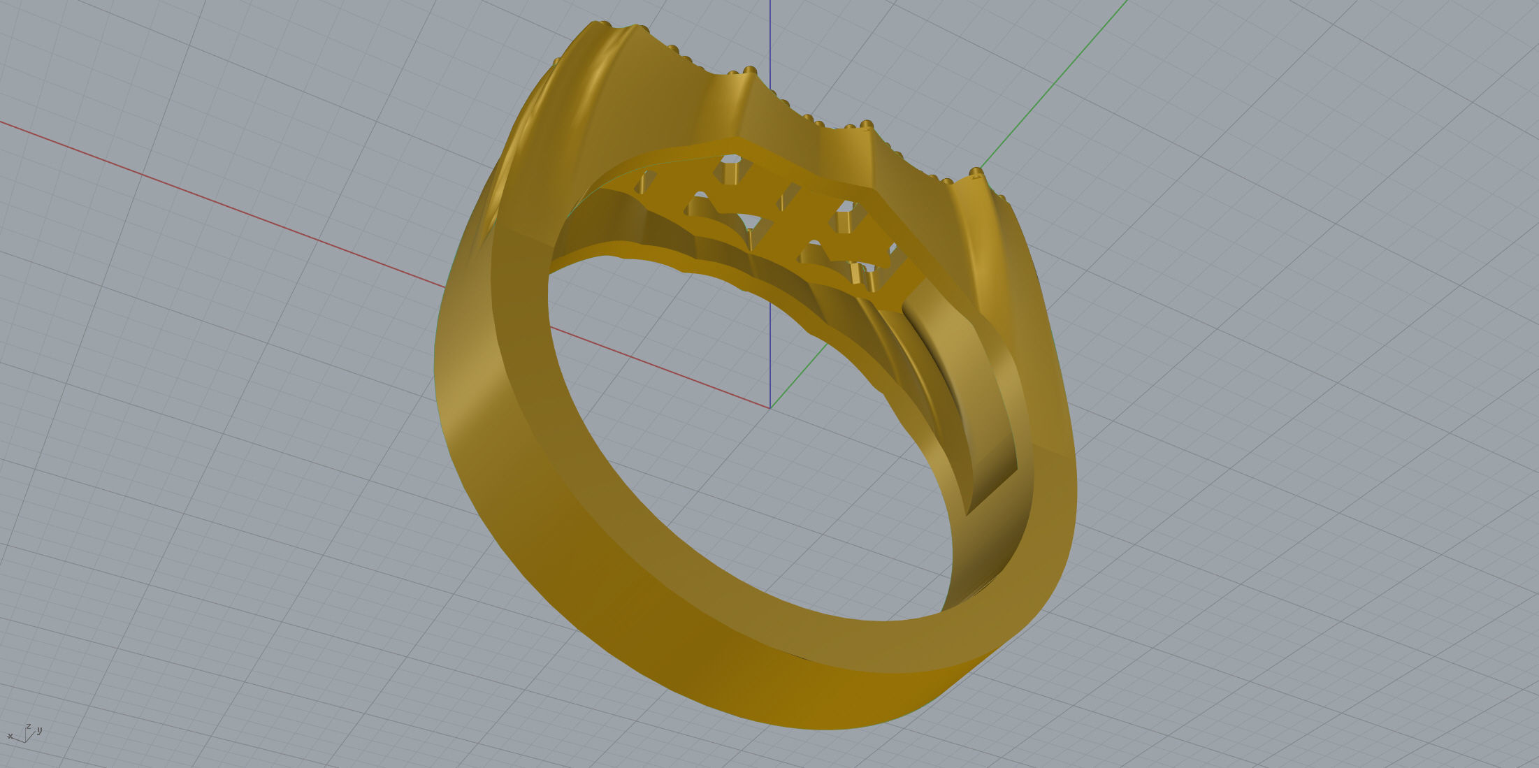 1996 Ring Size 17 5 3D print model_7