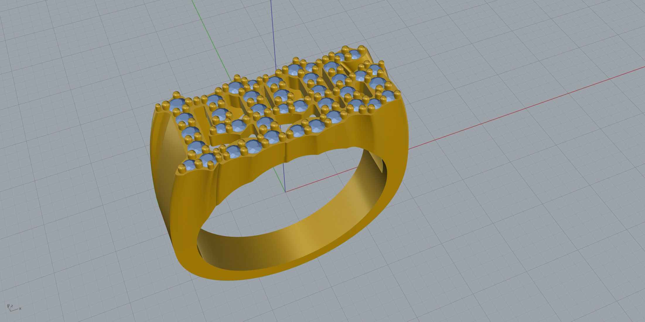 1996 Ring Size 17 5 3D print model_5