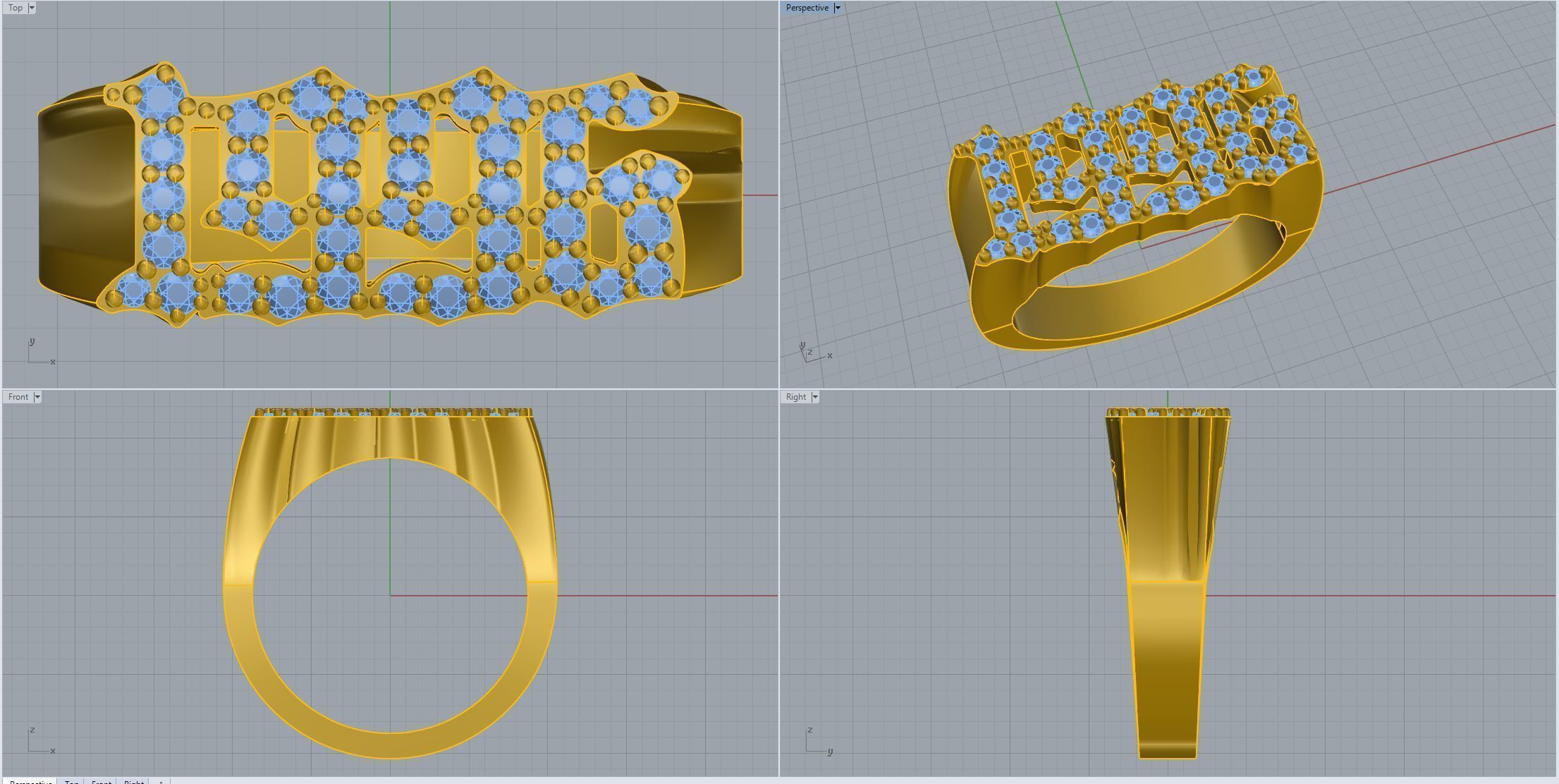 1996 Ring Size 17 5 3D print model_11