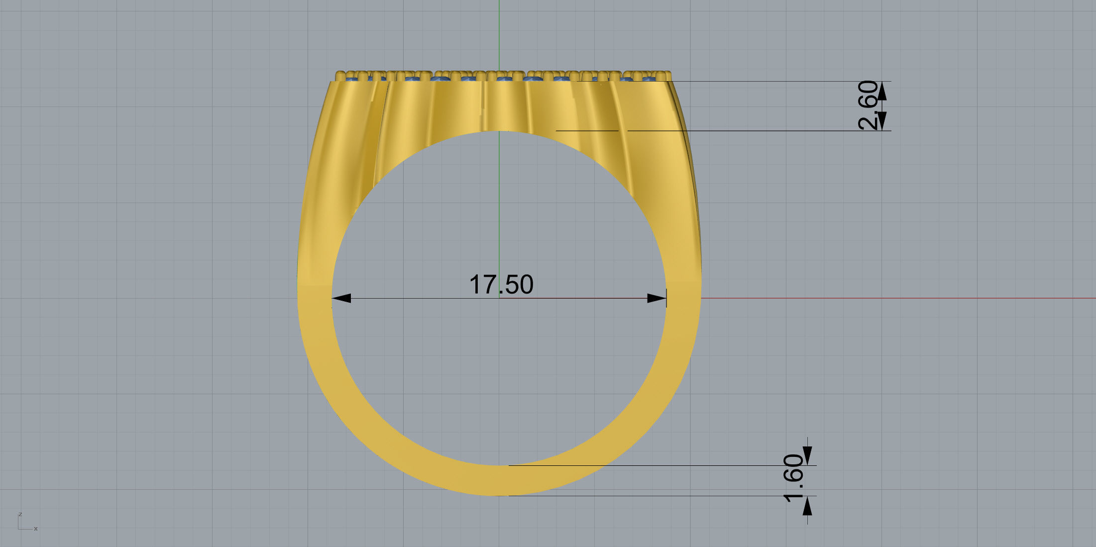 1996 Ring Size 17 5 3D print model_9