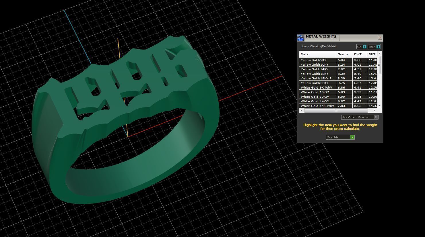 1996 Ring Size 17 5 3D print model_2